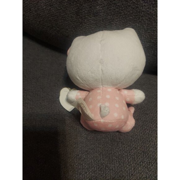 Hello Kitty 2014 Retired Sanrio TY Beanie Babies Hello Kitty 6" Musical Rattle - Picture 5 of 9